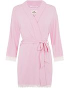 Juicy Couture Lace Trim Robe - Lyst