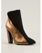 Pierre Hardy Metallic Panel Ankle Boots - Lyst
