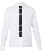 Marni Knitted-Placket Cotton Shirt - Lyst