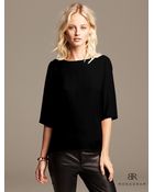 Banana Republic Br Monogram Draped-Back Top - Lyst