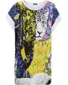 Just Cavalli Garden Tiger Oversized T-Shirt - Lyst