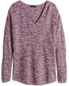 H&M Knitted Jumper - Lyst
