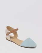 Lucky Brand Two Piece Flats Abbee - Lyst