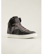 Lanvin Hi-Top Sneakers - Lyst