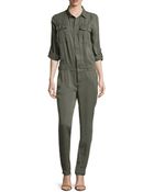 Fade To Blue Trucker Soft Twill Jumpsuit - Lyst