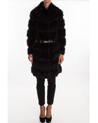 Yves Salomon Mink Fur Coat - Lyst