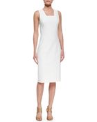 Michael Kors Double-Face Stretch Sheath Dress - Lyst
