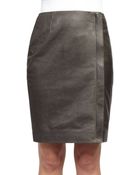 Haider Ackermann Athena Leather Skirt - Lyst