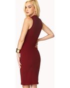 Forever 21 Sleek Crepe Woven Dress - Lyst