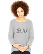 Rachel Rachel Roy Dolman-Sleeve Intarsia-Knit Sweater - Lyst