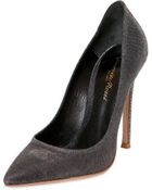 Gianvito Rossi 100Mm Lurex Pumps - Lyst