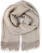 Faliero Sarti Fringed Scarf - Lyst