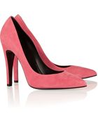 Pierre Hardy Suede Pumps - Lyst