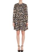 Marni Abstract-Print Poplin Dress - Lyst