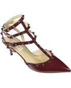 Valentino Sling Back Vernice Rubino - Lyst