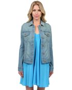 James Jeans Jean Vintage Worn Denim Jacket - Lyst
