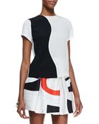 Raoul Willow Twotone Tee - Lyst