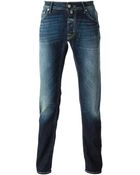 Jacob Cohen Stone Wash Regular Fit Jeans - Lyst