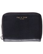 Rag & Bone Black Crosby Coin Pouch - Lyst