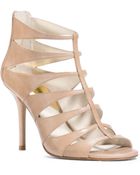 Michael Kors Mavis Open-Toe Leather Sandal - Lyst