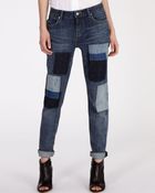 Karen Millen Jeans - Patched Denim Collection - Lyst