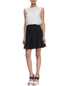 Marc By Marc Jacobs Leyna Dotted Flared Skirt - Lyst