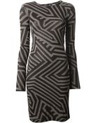 Gareth Pugh Printed Dress - Lyst
