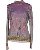 Etro Turtleneck - Lyst