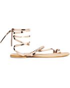 Asos Fairy Leather Flat Sandals - Lyst