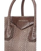 Givenchy Snakeskin Medium Antigona Duffel - Lyst
