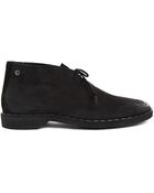 Diesel Wenge Black Nubuck Low Boots - Lyst