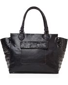 Big Buddha Black Waldorf Grommet Tote - Lyst
