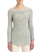 Donna Karan New York Wideneck Silk Sweater - Lyst