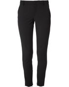 MSGM Zipped Ankles Trousers - Lyst
