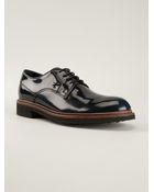 Tod's Ridged Sole Derby Shoes - Lyst