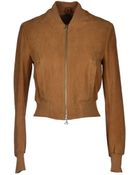 Dondup Leather Outerwear - Lyst