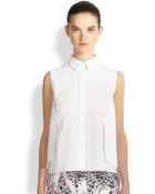 Peter Pilotto Sleeveless Paneled Top - Lyst