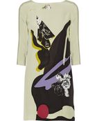 Prabal Gurung Floral-Print Silk Crepe De Chine Dress - Lyst