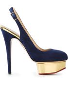 Charlotte Olympia Desi Sling Back Sandal - Lyst