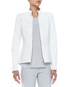 Lafayette 148 New York Amai Lambskin Leather Jacket - Lyst