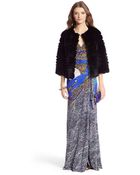 Diane von Furstenberg Dvf Sonia Silk Jersey Maxi Gown - Lyst