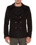 Tomas Maier Wool-Blend Pea Coat - Lyst