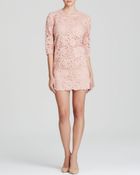 DKNY Lace Mini Dress - Lyst