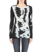 Enza Costa Bold Tie-Dye Cotton-Jersey Top - Lyst