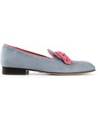 Alberto Moretti Square Toe Loafers - Lyst
