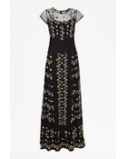 French Connection Springfield Flower Maxi Dress - Lyst
