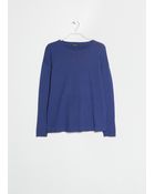 Mango Dropped Seam Sweater - Lyst