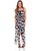 Kensie Button Down Maxi Dress - Lyst