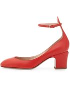 Valentino Tango Napa Leather Pump - Lyst