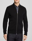 Michael Kors Leather Trim Jacket - Lyst